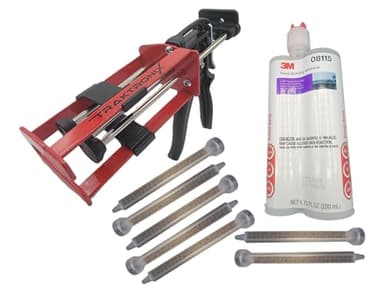 Traktronix 3M Panel Bonding Adhesive 08115 with Manual Applicator Gun 08571