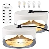 Flea Trap- Flea Light Trap for Indoor Use with 5 Packs Sticky Pads and 5 Packs Bulb Replacement