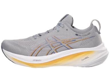 ASICS Men's Gel-Nimbus 26 Running Shoe, 12, Sheet Rock/Thunder Blue