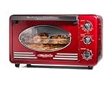 Nostalgia RTOV2RR Retro, 0.7-Cu. Ft, Toaster Oven Red