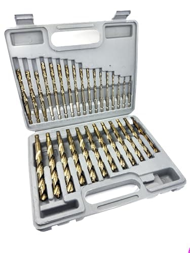 Drill America 29 Piece Quick Change Cobalt Drill Set with Hex Shank in Round Plastic Case, (1/16" - 1/2" x 64ths), COHEX Series