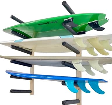 Pro Board Racks Surfboard Wall Rack - Holds 6 Boards