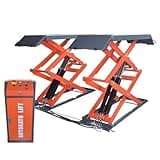 AK-X95 72 Inch Full Rise Scissor Lift Auto Lift Auto Leveling Function 220V Power 8000 Lbs Lifting Capacity