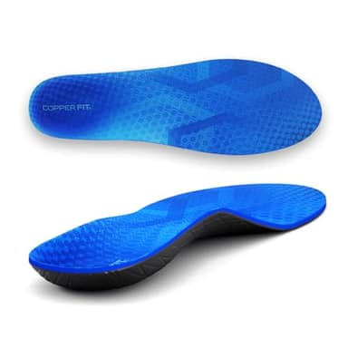 Copper Fit Arch Relief Orthotics – Plantar Fasciitis, Flat Feet – Adaptive, Comfortable Arch Support – Low to High Arches – Absorb Shock – Insoles for Men and Women (Extra Large)