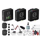 Rode Wireless PRO 2-Person Clip-On Wireless Microphone System/Recorder with Lavaliers (2.4 GHz) (WIPRO) + VXLR Adapter + Headphone Cleaner + Cleaning Kit
