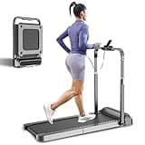 WALKINGPAD R2 Treadmill Running and Walking Folding Treadmill Manual Automatic Modes Foldable Walking Pad Non-Slip Smart LCD Display Fitness Equipment 0.5-7.5MPH (Black)