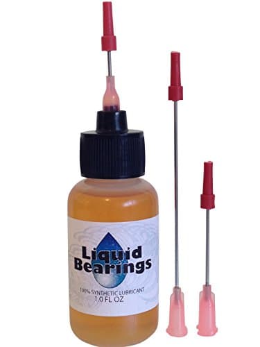Liquid Bearings with Extra-Long 3" Needle, Pure Synthetic Oil for All Typewriters, Restores Sticky or Frozen Keys