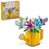 LEGO Creator 3 in 1 Flowers in Watering Can Building Toy Set - Fun, Creative Activity for Kids, Girls and Boys, Ages 8+ - Options to Build Rain Boots or Birds - 31149