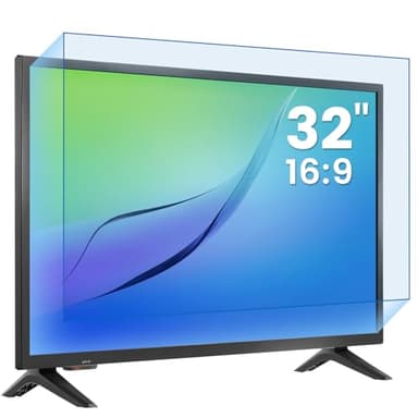 F FORITO 32 Inch 16:9 Anti Blue Light TV Screen Protector, Eye Protection Anti Glare Blue Light Blocking Screen Filter
