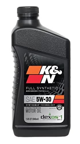 K&N Motor Oil: 5W-30 Synthetic Engine Oil: Premium Protection, High Mileage, 1 Quart
