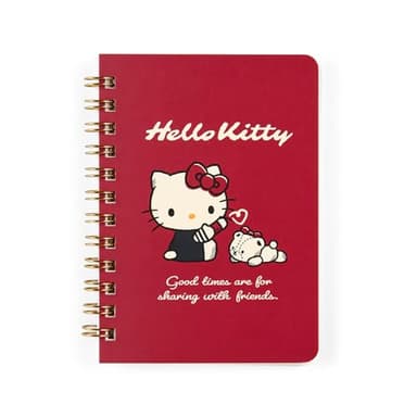 Sanrio 091529 B7 Ring Notebook, Hello Kitty, Hello Kitty, 5.0 x 3.9 x 0.6 inches (12.8 x 10 x 1.5 cm), Character