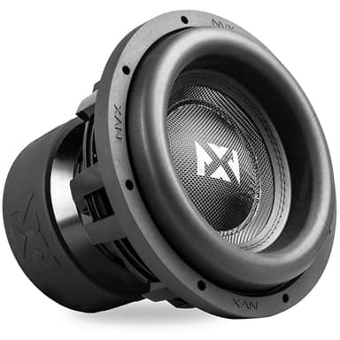 NVX XCW122 12" X-Series SPL Subwoofer – 4000W Peak (2000W RMS) Dual 2-Ohm Car Audio Subwoofer with 3" Voice Coil, Triple Stacked Magnet, and Die-Cast Aluminum Basket