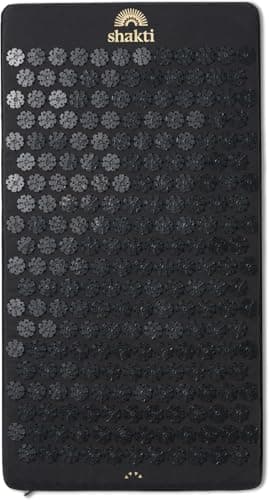 ShaktiMat Premium Acupressure Mat, Level 2 Intensity in Shakti Black, Massage Muscles, Aid Sleep & Unlock Inner Tension | Similar to Acupuncture, No Needles Required