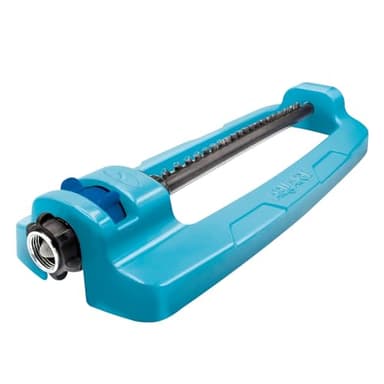 Aqua Joe SJI-OMS16 Indestructible Oscillating Sprinkler with Adjustable Spray and Metal Base, 3600 Sq. Ft. Coverage Max, 70-Foot Distance, and 37.8-Foot Width