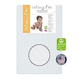 Dream On Me Holly 3” Fiber Baby Crib Mattress, Fits All Mini & Portable Cribs Only, Greenguard Gold and JPMA Certified Crib Mattress, Easy to Clean and Waterproof Vinyl Cover