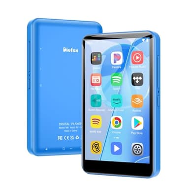 MP3 Player with Bluetooth and WiFi, Music Player with Spotify,Pandora,Amazon Music,4" Touch Screen