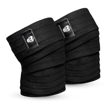 Gymreapers Knee Wraps for Weightlifting & Powerlifting – 2M Heavy Duty Compression for Squats, Strength Training, Knee Support & Protection for Men & Women