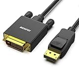 BENFEI DisplayPort to DVI 10 Feet Cable, DisplayPort to DVI Adapter Male to Male Gold-Plated Cord Cable for Lenovo, Dell, HP and Other Brand