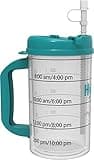 Hydr-8 Water Bottle - Time Marked Air Insulated 32 Ounce Mug