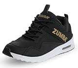 ZUMBA Shoes for Women - Black Air Stomp Classic 2.0 Athletic Shoes - Training Dance Sneakers, Gym, Fitness, and Workouts - Non-Slip Sole, Breathable and True to Size, Size 8.5