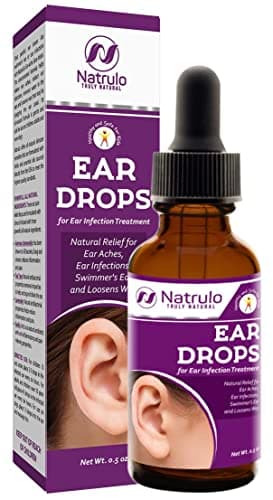 Natural Ear Drops for Ear Infection – Homeopathic Eardrops for Adults, Kids, Baby, & Pets – Relieves Ear Aches, Swimmer's Ear, & Loosens Wax – Kids Safe Ear Health Made in USA