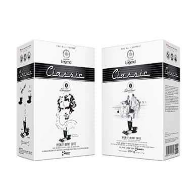 TRUNG NGUYEN LEGEND CLASSIC Premium Instant Coffee for Energy Boost by NANO+ Technology, Non-Dairy Creamer, Coffee Mix - Strong and Pure Vietnamese Instant Coffee (12 Packets/Box)