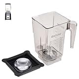EastFune 90oz WildSide+ Jar for Blendtec Blenders, replace 570 575 625 650 725 759 800 825 885 etc, wide compatible with Classic/Designer/Professional/Commercial Series Container Pitcher Cup