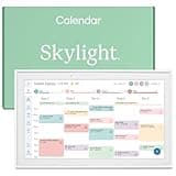 Skylight Calendar: 15-inch Digital Calendar & Chore Chart, Smart Touchscreen Interactive Display for Family Schedules – Wall Mount Included, Great for Organizing Your 2025 Calendar, Wall Planner