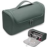 Linpr Travel Case Compatible with Dyson Airwrap Styler, Portable Storage Bag for Hair Curler and Attachments, Waterproof Travel Organizer with Hanging Hook Multi-pockets (Green)