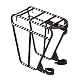 Bike Front Rack Carrier Cargo Pannier Adults Carrying Metal Bag Luggage Shelf Bicycle Front Fork Rack for Bicycle Shopping