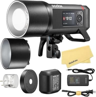 Godox AD600Pro II 600Ws Outdoor Flash Strobe, 2.4G GN87 1/8000s High Speed 0.01~0.9s Recycle Time, Speedlite Monolight Strobe Flash for Canon Sony Nikon Fujifilm Fuji Olympus Panasonic Pentax Cameras