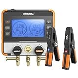 NAVAC NX1 Nexus Digital Manifold Gauge | Bluetooth for Temperature Probes | Impact-Resistant HVAC Gauge with Aluminum Body and Rubber Cover | A2L Compatible | 2 Years Warranty