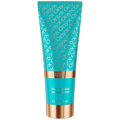 Onyx Strongest Dark Tanning Accelerator Lotion - Effective Tan Enhancer for Indoor & Outdoor Sun - Accelerates Melanin Production - No Stains & Streaks | Super Moisturizing | Tropical Scent | No-SPF