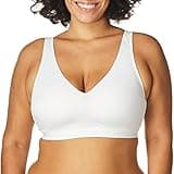 Warner's Women's Cloud 9 Super Soft, Smooth Invisible Look Wireless Lightly Lined Comfort Bra RM1041A, White, XX-Large