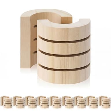 Mysora 10 Pcs Termite Bait Station Monitoring Wood Replacement Insert Termite Stakes Bait Stations Wood Bases for Garden, Farms Monitoring System Detects Activity No Termiticide Included