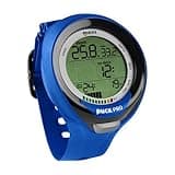 Mares Puck Pro+ Wrist Dive Computer | Ultra Flat Design Watch-Style One Button Control Underwater Scuba Diving Computer, Blue/Black