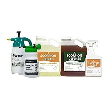 Cedarcide Indoor & Outdoor Scorpion Treatment Kit (Large) - Cedar Oil Pest Control Sprays - Kills & Repels Scorpions and Other Pests Guaranteed in Home and in Yard - Pet Safe