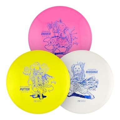 Prodigy 100 Series Disc Golf Set | 3 Piece Disc Golf Starter Set for Beginners | Includes Putter, Midrange, Driver | Perfect for Beginners | Lightweight, Easy to Throw | 159g & Under (Colors May Vary