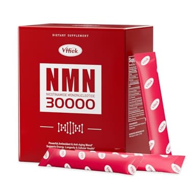NMN Supplement 30,000 mg Contains TMG, Resveratrol, NR-Ribose, and PQQ Suitable for Men and Women Natural NAD+ Anti-Aging, Cellular Energy, Enhanced Focus - One-Month Supply