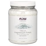 NOW Foods Solutions, Magnesium Flakes, 100% Pure, from the Ancient Zechstein Seabed, Highly Concentrated, 54-Ounce