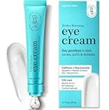 Under Eye Cream for Dark Circles and Puffiness - Caffeine Eye Cream Anti Aging Brightener With Niacinamide, Squalane, Peptide Complex, Korean Skin Care Formula - Massage Zinc Roller - Puffy Eyes