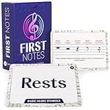 Briston Beginner Musicians 70 Flashcards - First Notes, Basic Notation, Key Signatures & Notes - Band Kids & Music Education Flash Cards - Teacher or Home Study Learning Tool for Students of The Arts