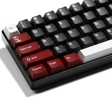 GMKWTL XVX Double Shot PBT Keycaps Set 216 Keys, Cherry Profile Custom Keyboard Keycaps, Jade Translucent Key caps Compatible with 61/64/68/84/87/100/104/108 ANSI and ISO Layout Mechanical Keyboard