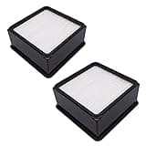 HQRP 2-pack HEPA Filter & Foam Replacement for Dirt Devil F66 F-66 304708001 F59 compatible with UD70105 UD70105B UD70107 Breeze, UD70100 UD70120 Featherlite, UD70110 Vigor, UD70220 Total Vision Vacs
