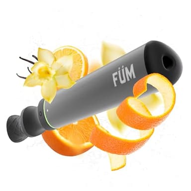 FÜM Zero Flavored Air Device | Fresh, Pocket-Sized Habit Support Tool | Weighted, Portable & Refreshing Air Inhaler Alternative | Orange Vanilla