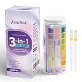 AssuTest UTI Test Strips - 3-in-1 Advanced Urinary Tract Infection Home Testing Testing Kit Detection with Accurate Leukocytes, Nitrite, and PH Readings, Simple at-Home Urine Test Strips, 50ct