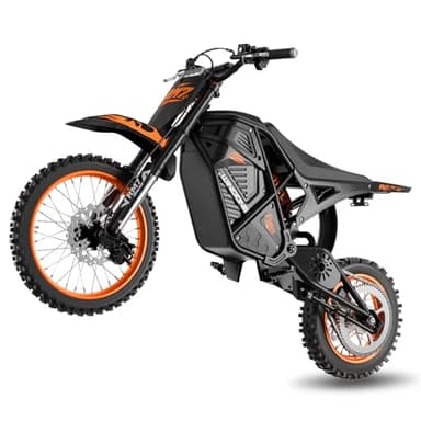 Windone RM7 Electric Dirt Bike for Teens & Adults, 2200W Peak Ebike, 48V 22.5Ah, 37MPH & 45-Mile Electric Motorcycle, 14"/12" Off-Road Tire E-Bike, Dual Hydraulic Brakes, Full Suspension, Fit Age 13+