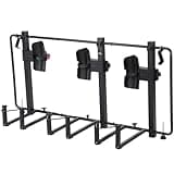 JOYTUTUS Truck Bed Bike Rack for Full Size Pickup, Truck Bed Bicycle Rack, Heavy Truck Bed Bike Mount Carrier, Anti-Wobble BedRack SportsRack, No Remove Tire