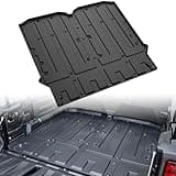 SAUTVS TPE Bed Mat Liners for Honda Pioneer 700-4 2014-2025, UTV Rubber Rear Cargo Bed Mat All Weather Protection Slush Liner for Honda Pioneer 700 4P 2014-2025 Accessories, Replace# 0SP42-HL3-201