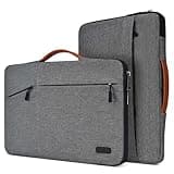 15.6 inch Laptop Case Sleeve for HP Envy x360 / OMEN 15 /Pavilion 15, Acer Aspire 5, Lenovo IdeaPad 15.6, Dell Latitude 15, Inspiron 15, ASUS Vivobook 15 Computer Handle Bag(Space Grey)